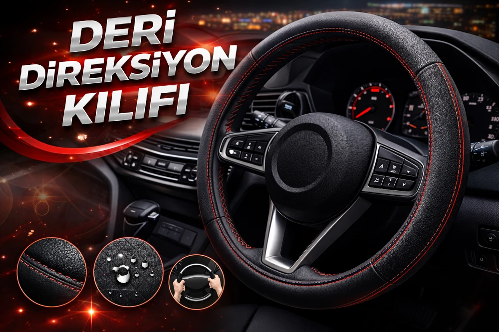 Erciş Deri Direksiyon Kılıfı